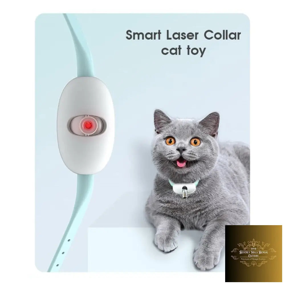 Automatic Cat Laser Toy Type1 Blue